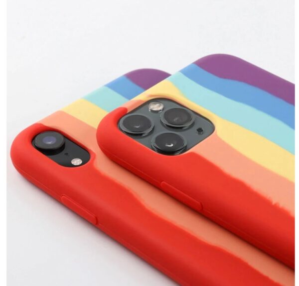 iPhone Silicone Rainbow Case